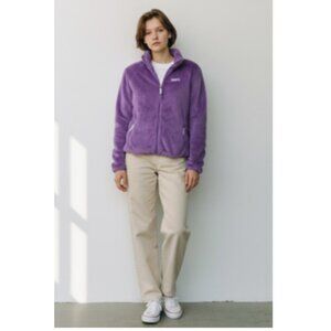 BENCH YOUTH SOFT PURPLE FAUX FUR JACKET, GIRLS AGES 12/14, SIDE POCKETS, SPRING